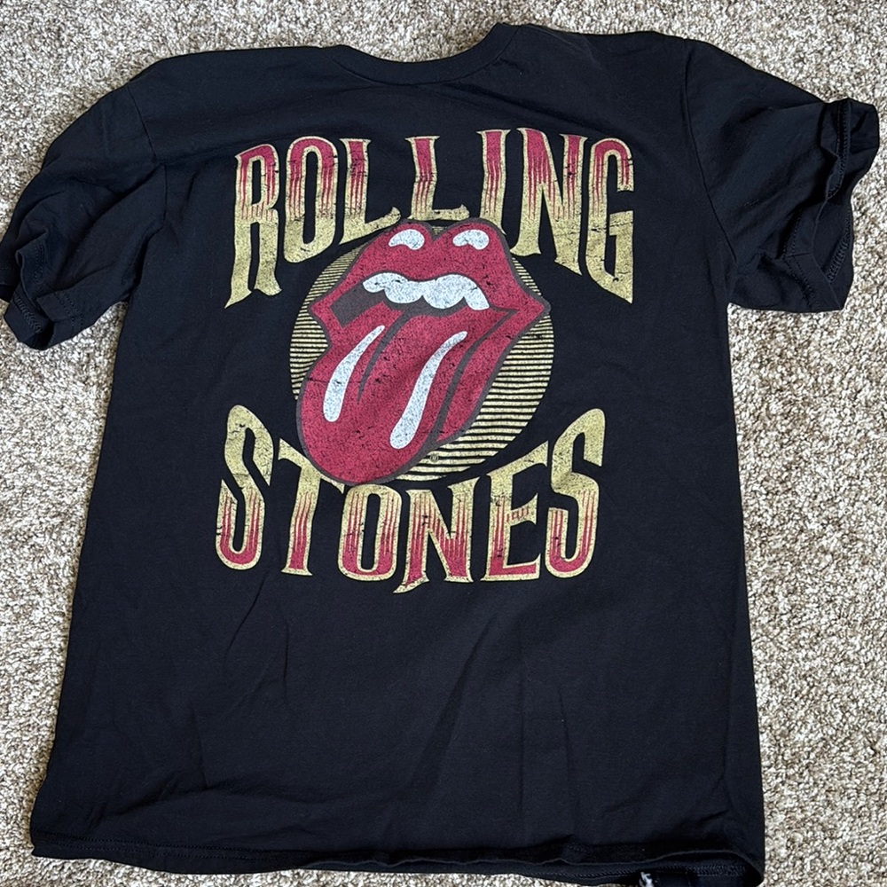 Rolling Stones  Black T-Shirt